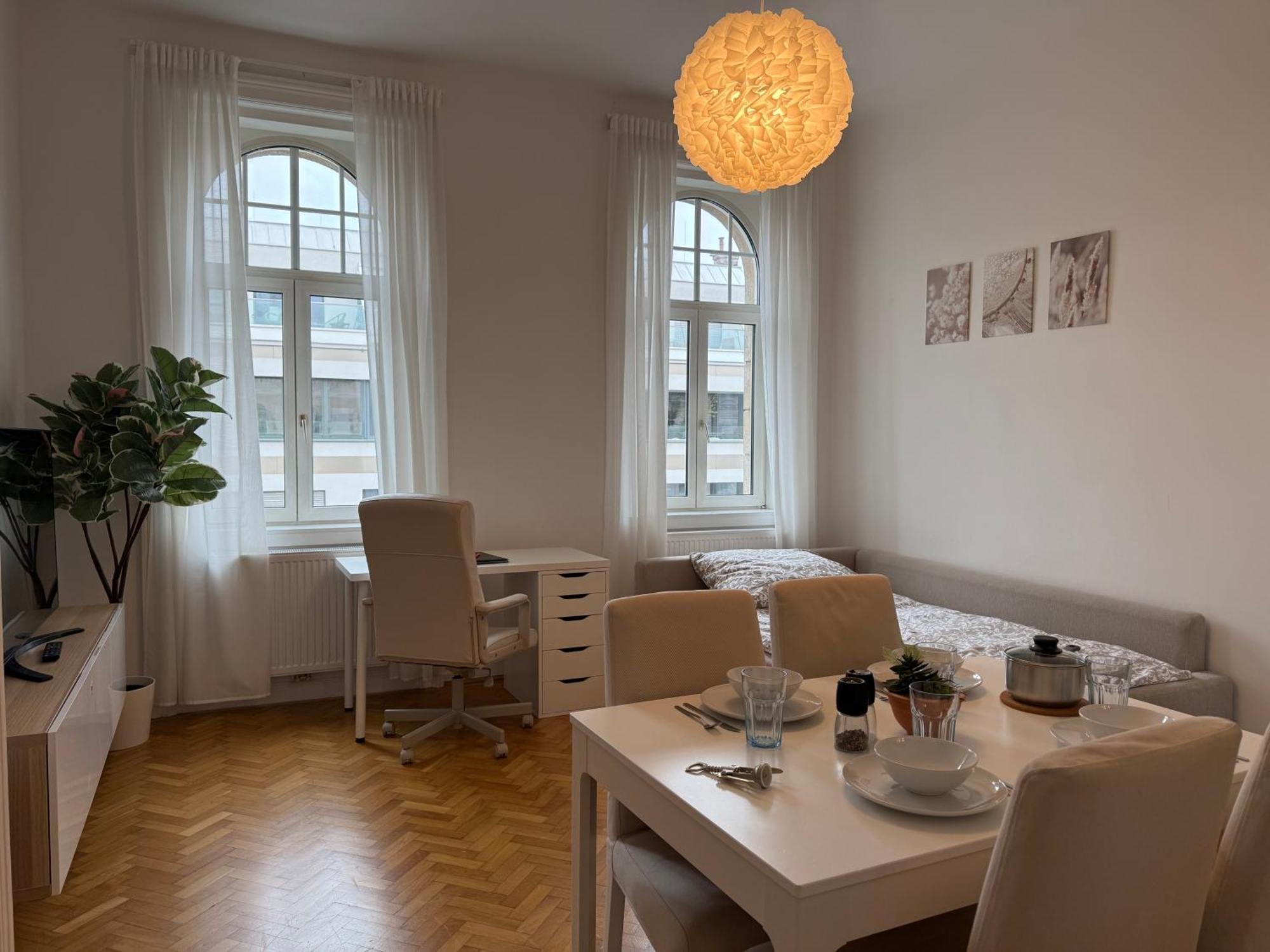 Stilvolles Zentrales Im Schoensten Wiens - Free Parking Apartamento